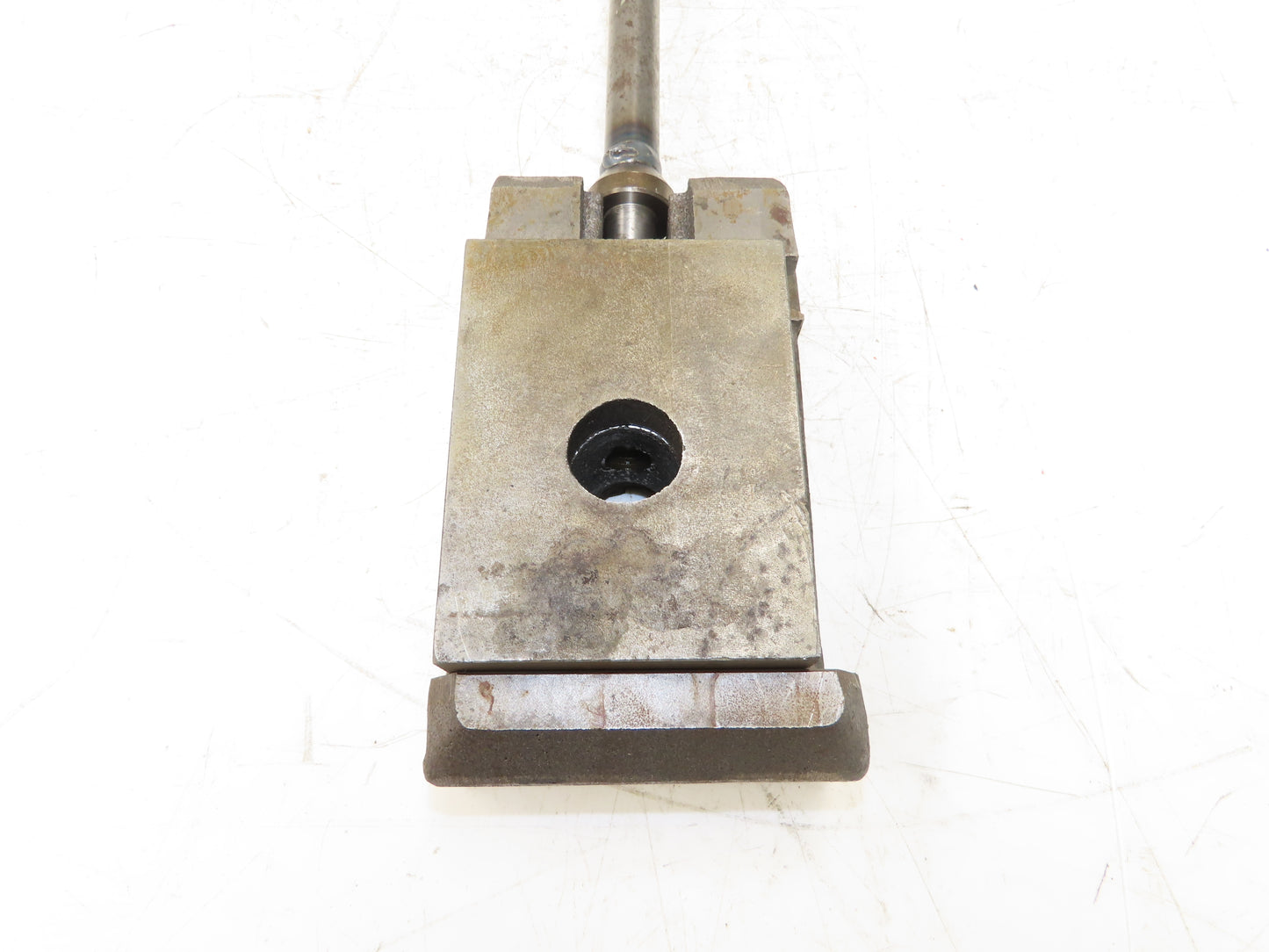 Machine Leveling Wedge Screw Jack 3-7/8"x 5-1/8" Pad - 3/8" Rise  20" Drive Ext