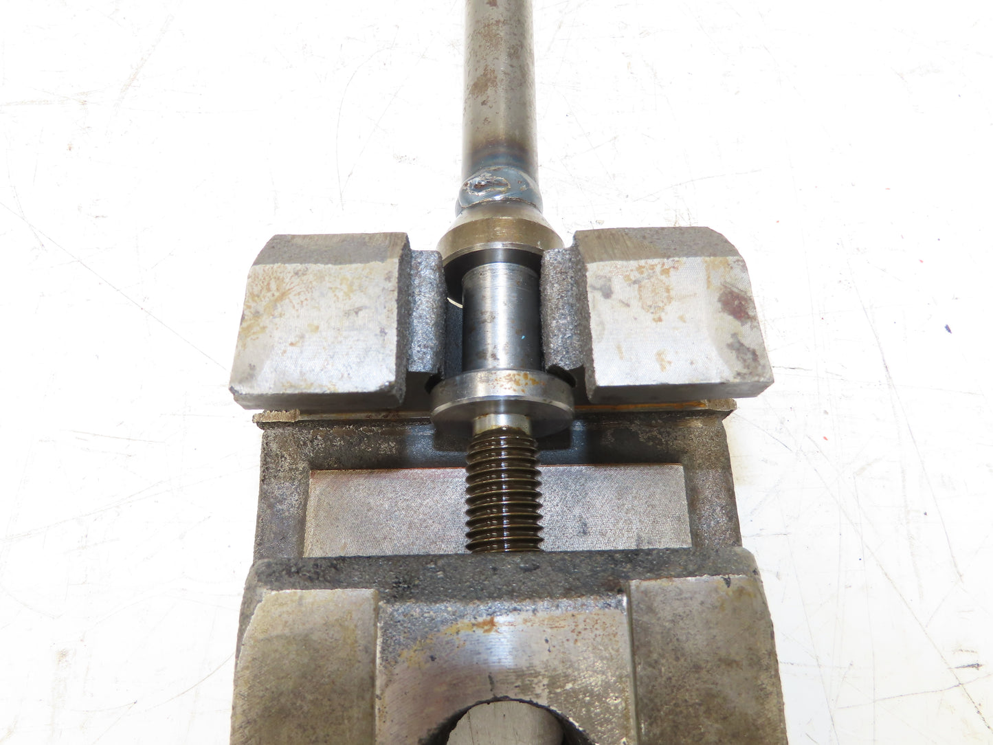 Machine Leveling Wedge Screw Jack 3-7/8"x 5-1/8" Pad - 3/8" Rise  20" Drive Ext