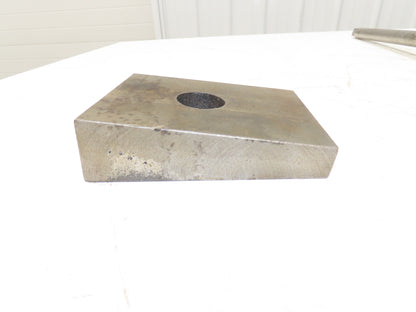 Machine Leveling Wedge Screw Jack 3-7/8"x 5-1/8" Pad - 3/8" Rise  20" Drive Ext