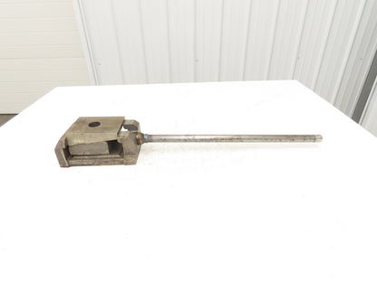 Machine Leveling Wedge Screw Jack 3-7/8"x 5-1/8" Pad - 3/8" Rise  20" Drive Ext