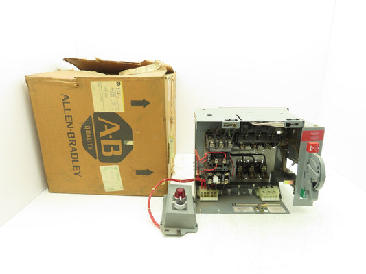 Allen Bradley 2112B-BABD Fusible Combination Motor Starter Size 1 MCC Bucket