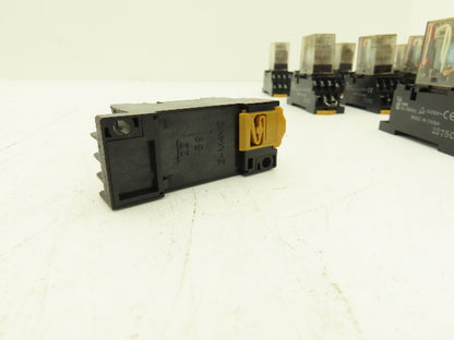 Omron MY4 PYF14A-E Relay Unit With Base 24VDC Coil Lot of 26