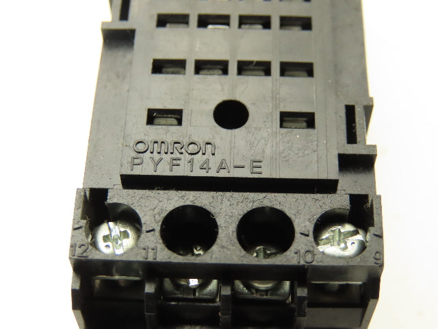 Omron MY4 PYF14A-E Relay Unit With Base 24VDC Coil Lot of 26