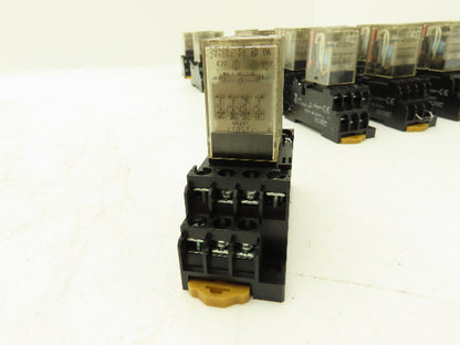 Omron MY4 PYF14A-E Relay Unit With Base 24VDC Coil Lot of 26