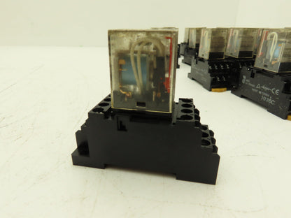 Omron MY4 PYF14A-E Relay Unit With Base 24VDC Coil Lot of 26