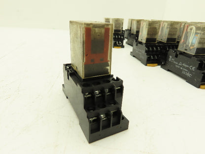 Omron MY4 PYF14A-E Relay Unit With Base 24VDC Coil Lot of 26