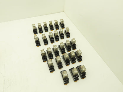 Omron MY4 PYF14A-E Relay Unit With Base 24VDC Coil Lot of 26