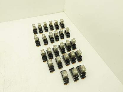 Omron MY4 PYF14A-E Relay Unit With Base 24VDC Coil Lot of 26