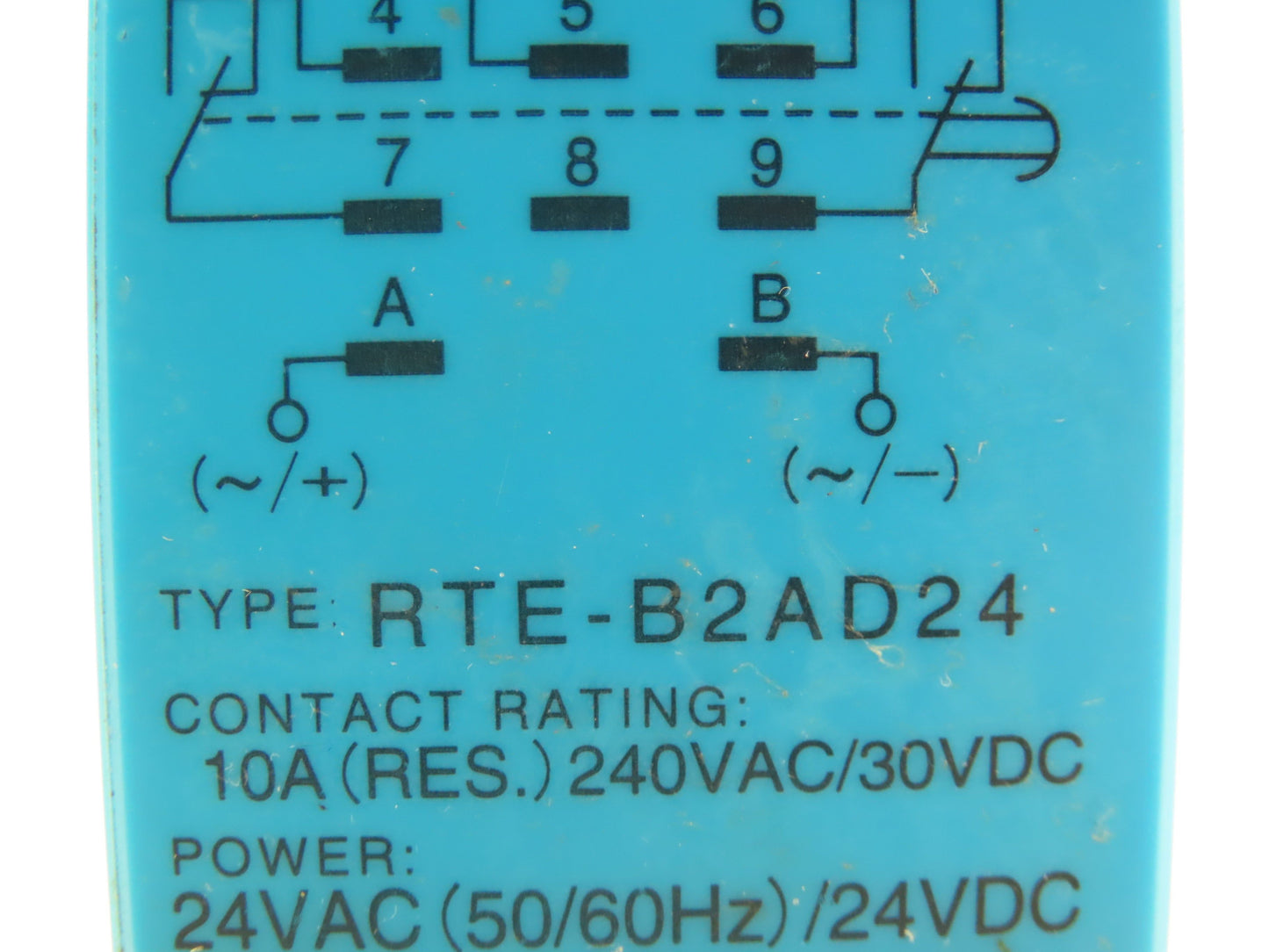 Idec RTE-B2AD24 Electronic Timer Relay Socket 24V 10A 240V 4 Adjustment Lot of 3