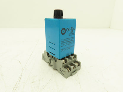 Idec RTE-B2AD24 Electronic Timer Relay Socket 24V 10A 240V 4 Adjustment Lot of 3