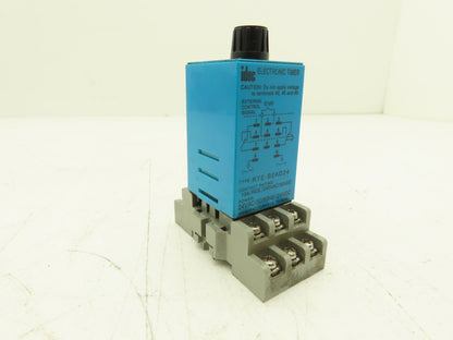 Idec RTE-B2AD24 Electronic Timer Relay Socket 24V 10A 240V 4 Adjustment Lot of 3