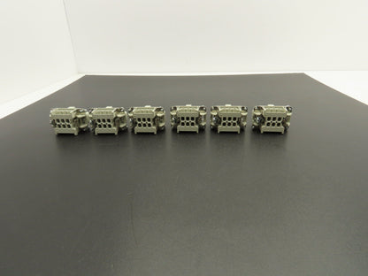Epic 10190000 HB-E Male Connector Insert 6-Pin 16A 500V Lot of 6