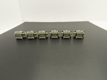 Epic 10190000 HB-E Male Connector Insert 6-Pin 16A 500V Lot of 6