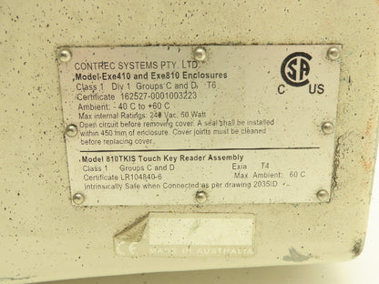 Contrec 414 Flow Meter Batch Controller 414B.40AB / 810TKIS / Exe410