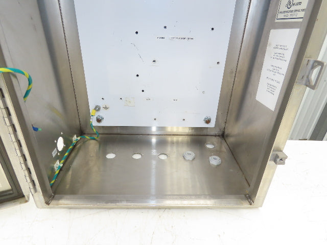 Saginaw Electrical Enclosure 16"x20"x10" Heavy Duty Stainless Steel Wall Mount