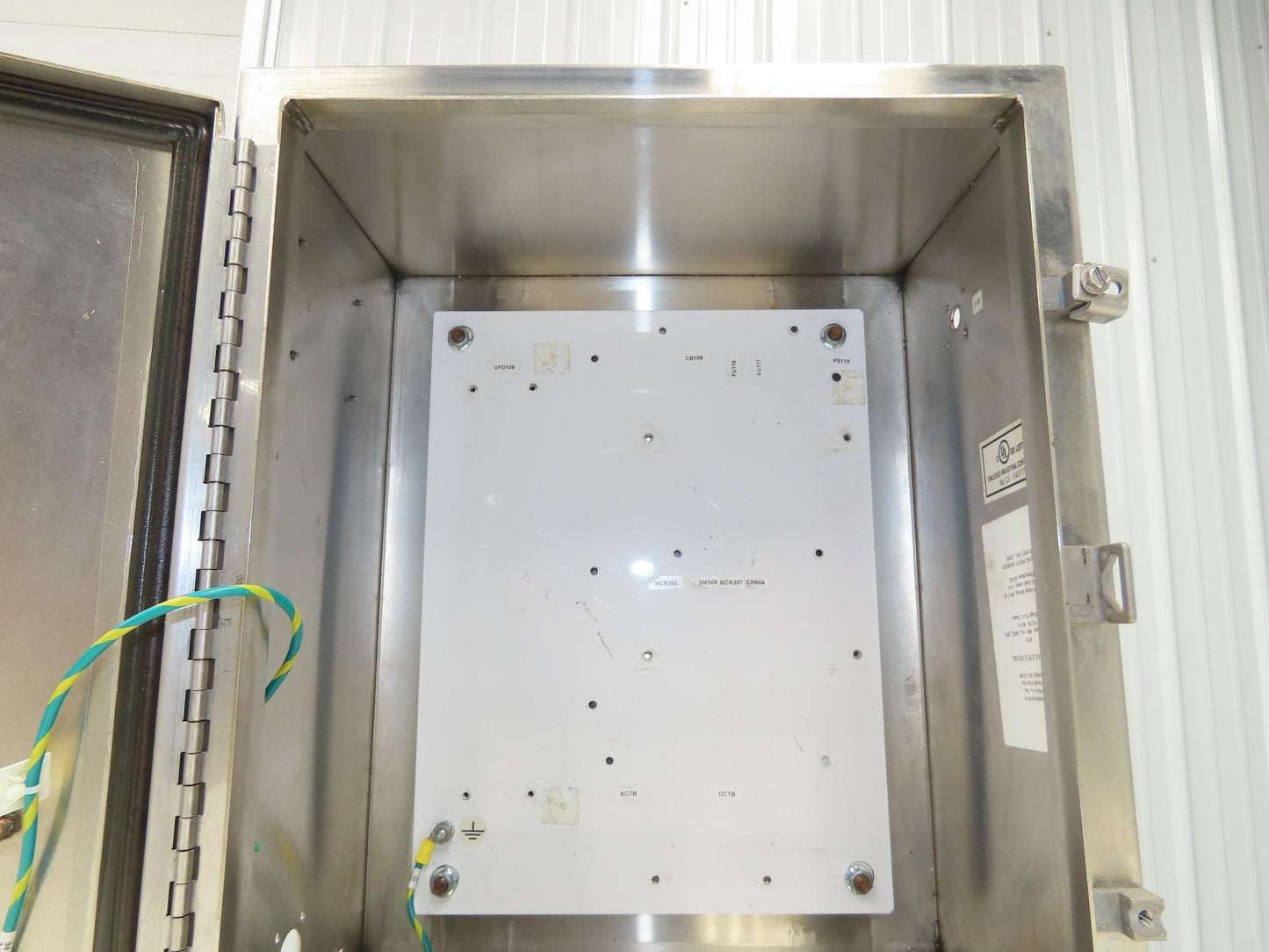 Saginaw Electrical Enclosure 16"x20"x10" Heavy Duty Stainless Steel Wall Mount