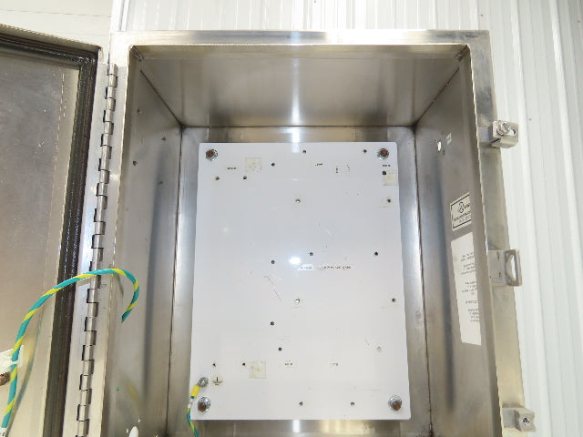 Saginaw Electrical Enclosure 16"x20"x10" Heavy Duty Stainless Steel Wall Mount