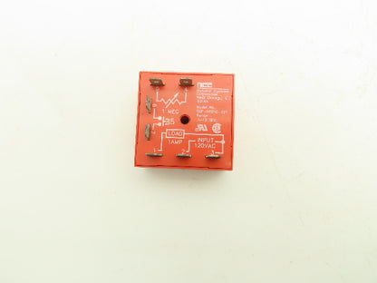 NCC Q2F-00010-321 Solid State Cube Timer Timing Relay .5-10 Sec 120VAC