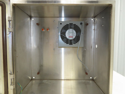 Saginaw Electrical Enclosure 20"x20"x10" Stainless Steel Wall Mount Fan Cooled