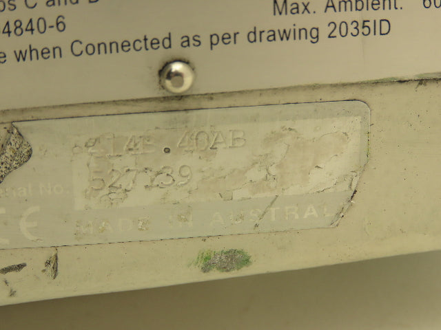 Contrec 414 Flow Meter Batch Controller 414B.40AB / 810TKIS / Exe410