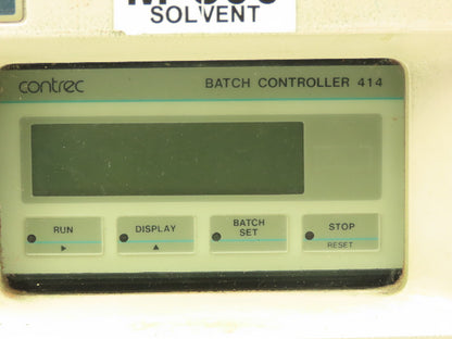 Contrec 414 Flow Meter Batch Controller 414B.42AB / 810TKIS / Exe410