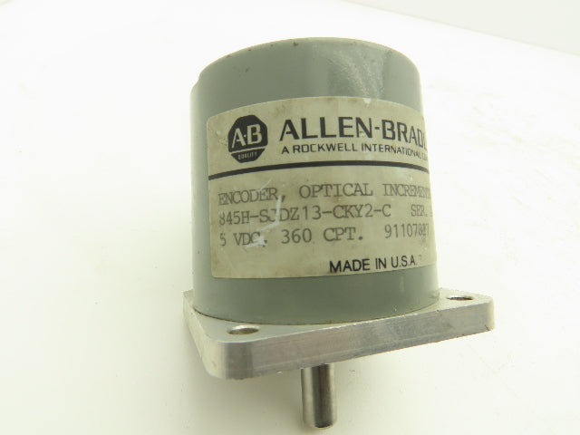 Allen Bradley 845H-SJDZ13-CKY2-C Rotary Encoder Optical Incremental 5V 360 CPT