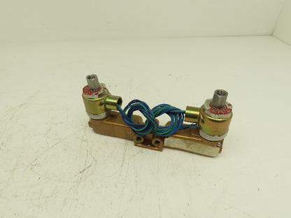 Versa VXX-4324-H-XX-3BC10 Pneumatic Solenoid Valve 4 Way 3 Position 1/2"NPT 120V