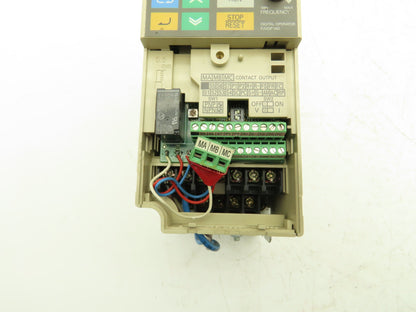 Omron 3G3MV-AB002 Sysdrive Inverter 0.25kW 200-240v 3.5A Input 0-240V1.6A Output