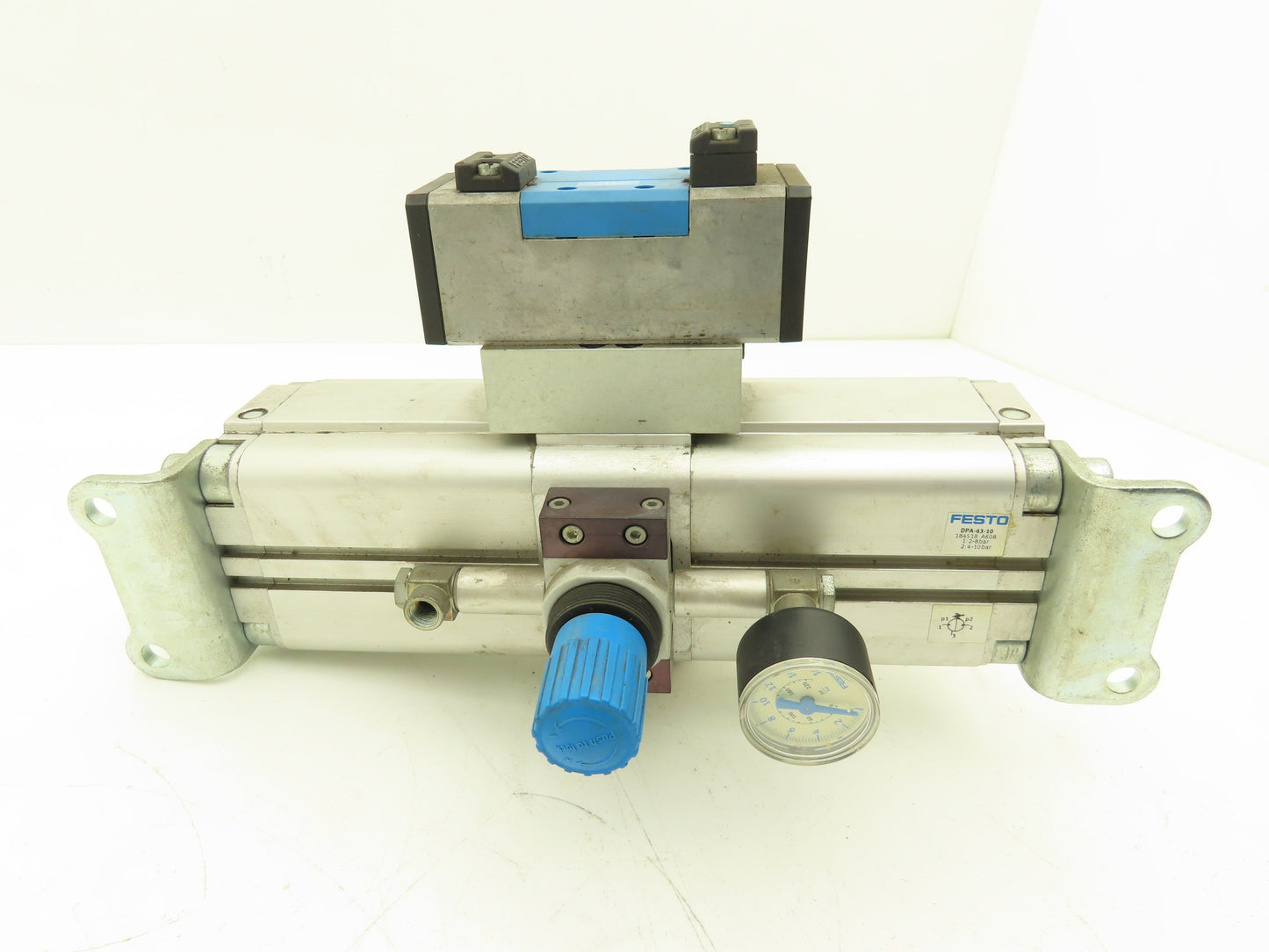 Festo DPA-63-10 Pneumatic Pressure Booster 58-145psi  Control Valve JH-5/2-D-2-C