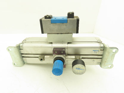 Festo DPA-63-10 Pneumatic Pressure Booster 58-145psi  Control Valve JH-5/2-D-2-C