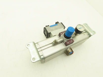 Festo DPA-63-10 Pneumatic Pressure Booster 58-145psi  Control Valve JH-5/2-D-2-C