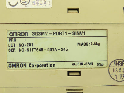 Omron 3G3MV-AB004 Sysdrive Inverter 0.55kW 200-240v 7.4A Input 0-240V 3A Output