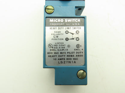 Honeywell LSZ7N1A Heavy Duty Limit Micro Switch 600VAC 10A NEMA A600
