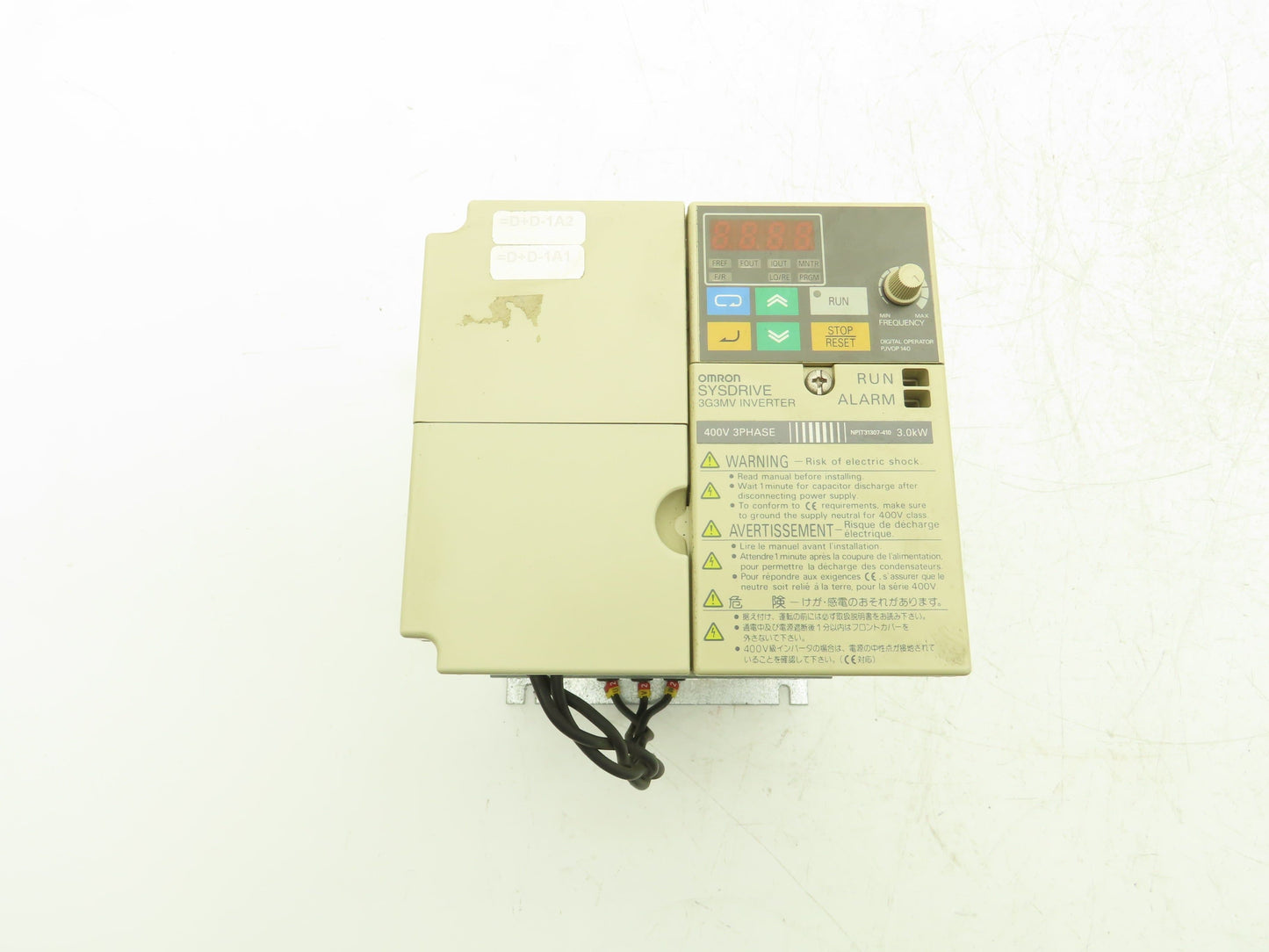 Omron 3G3MV-A4030 Sysdrive Inverter 3 kW 200-240v 10.6A Input 0-240V 7.2A Output