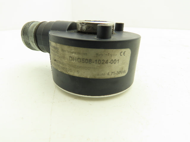 BEI DHO508-1024-001 Rotary Encoder Incremental 5V 1024 CPT 8/14mm Through Shaft