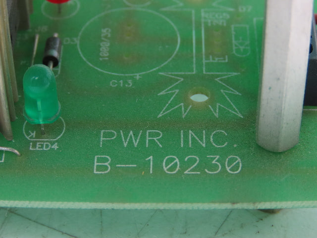 PWR Inc B-10230 Triple-V Multi-Channel Master Rectifier Isolated I/O Power Board