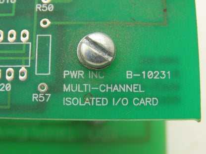 PWR Inc B-10230 Triple-V Multi-Channel Master Rectifier Isolated I/O Power Board