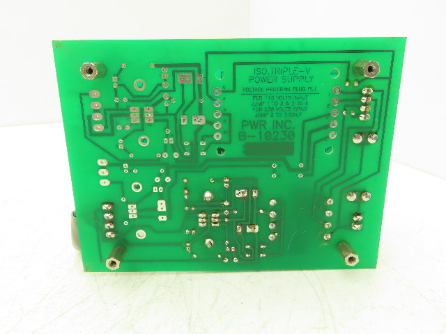 PWR Inc B-10230 Triple-V Multi-Channel Master Rectifier Isolated I/O Power Board