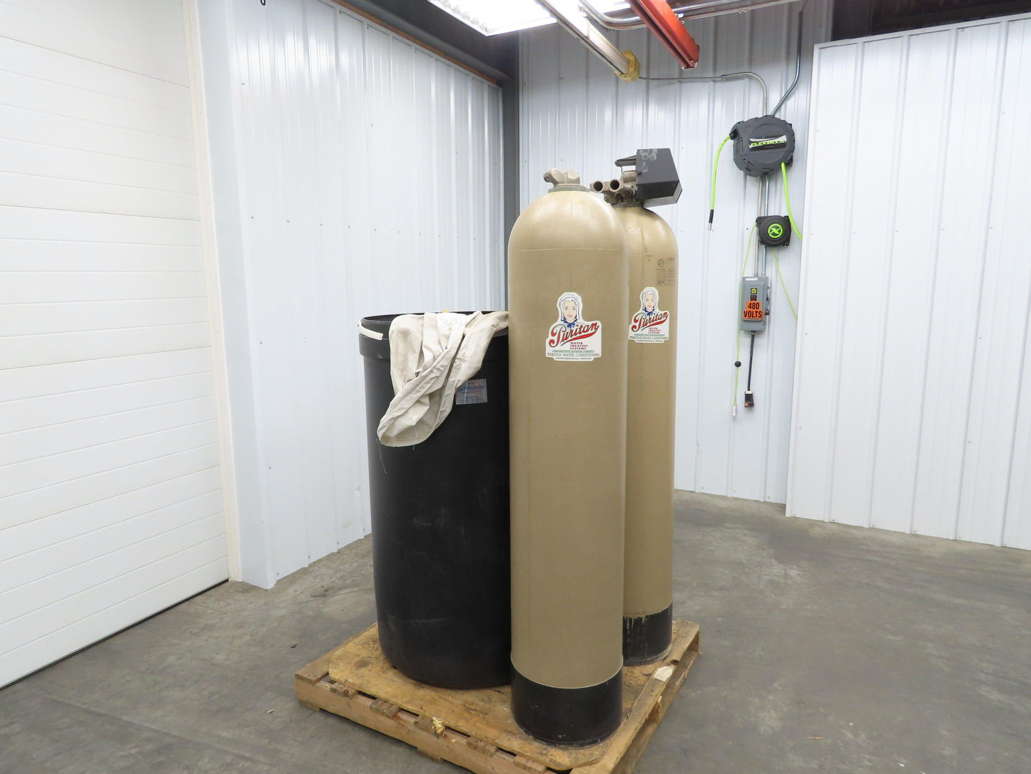 Puritan FT-90 Aquamind Plus Twin Tank Water Softener Brine Tank 1" Hookup