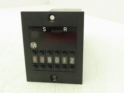 Irion & Vosseler 011719-01 Six Digit Counter With Manual Up/Down Buttons