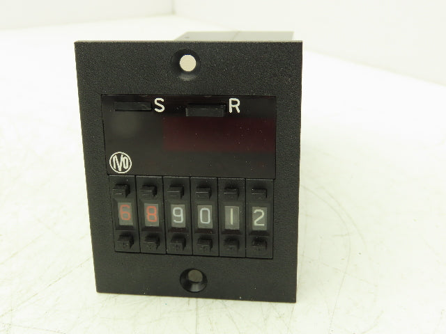Irion & Vosseler 011719-01 Six Digit Counter With Manual Up/Down Buttons