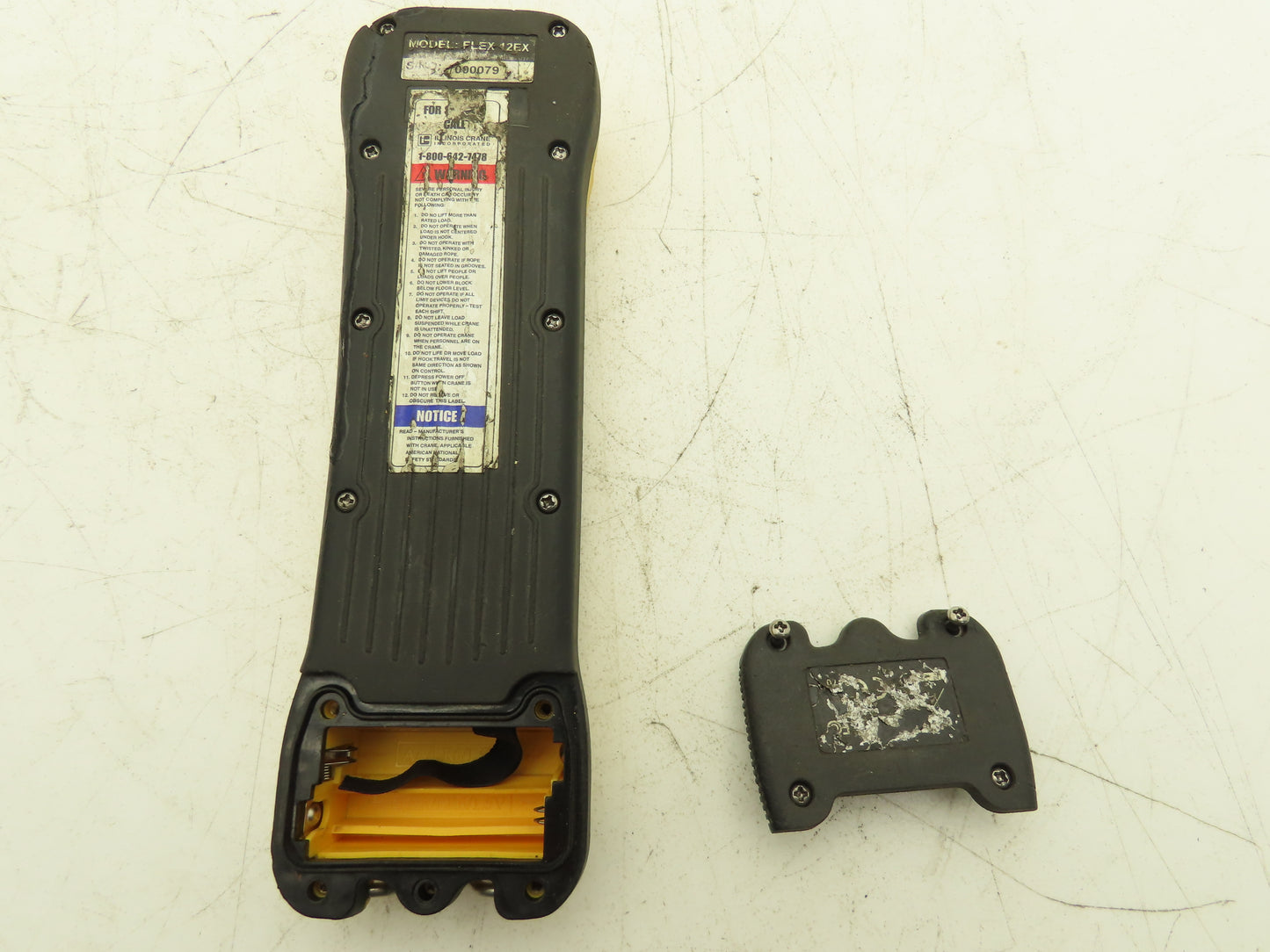 Magnetek FLEX 12EX Overhead Crane Hoist Radio Remote Control 12 Button 2 Speed