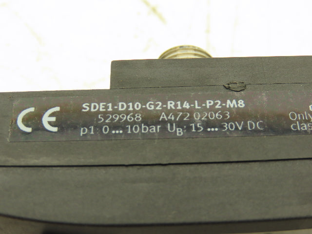Festo SDE1-D10-G2-R14-L-P2-M8 Digital Air Pressure Sensor 529968