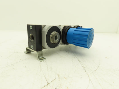 Festo LFR-3/8-D-MIDI Compressed Air Filter Regulator Combo w/Lockout Valve G3/8"