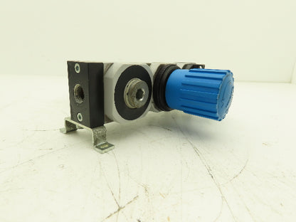 Festo LFR-3/8-D-MIDI Compressed Air Filter Regulator Combo w/Lockout Valve G3/8"