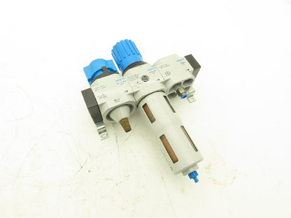 Festo LFR-3/8-D-MIDI Compressed Air Filter Regulator Combo w/Lockout Valve G3/8"