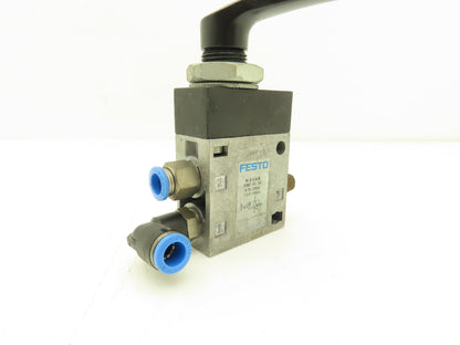 Festo H-3-1/4-B Pneumatic Manual Hand Lever Valve 3/2-way 145psi G1/4"  Lot of 2