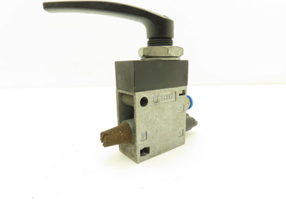 Festo H-3-1/4-B Pneumatic Manual Hand Lever Valve 3/2-way 145psi G1/4"  Lot of 2