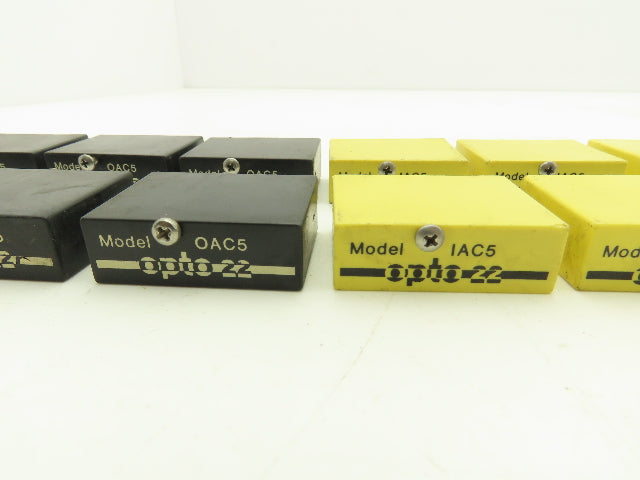 Opto 22 IAC5 OAC5 Input Output Relays SPST-NO Mixed Lot of 14