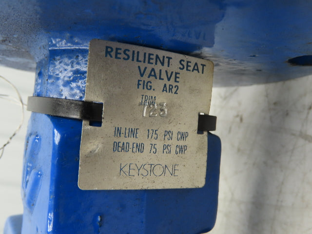 Keystone AR2 Lug Butterfly Valve 8" w/Handle CF8M Disc 175 PSI